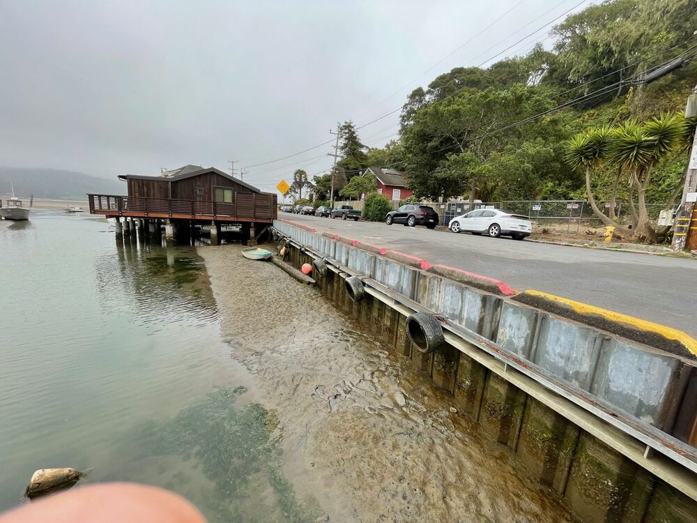 Sheet pile seawall — zero maintenance since 2014
